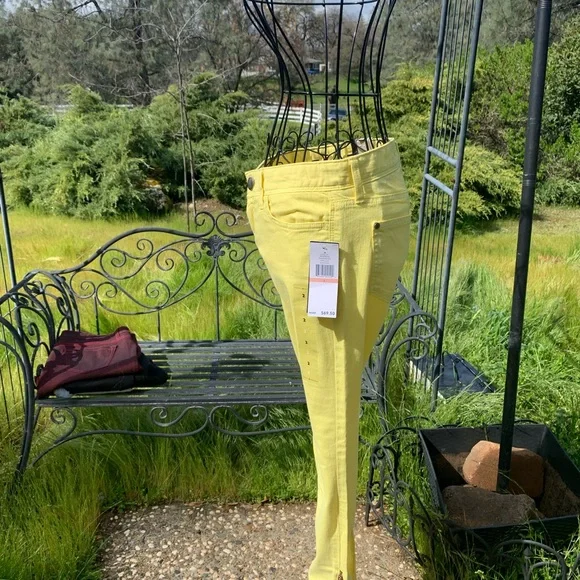Tommy Hilfiger Yellow ankle cropped jeans - Picture 8 of 11